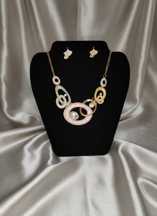 Multicolour Enamel Coated With Diamond Stone Imported Jewellery