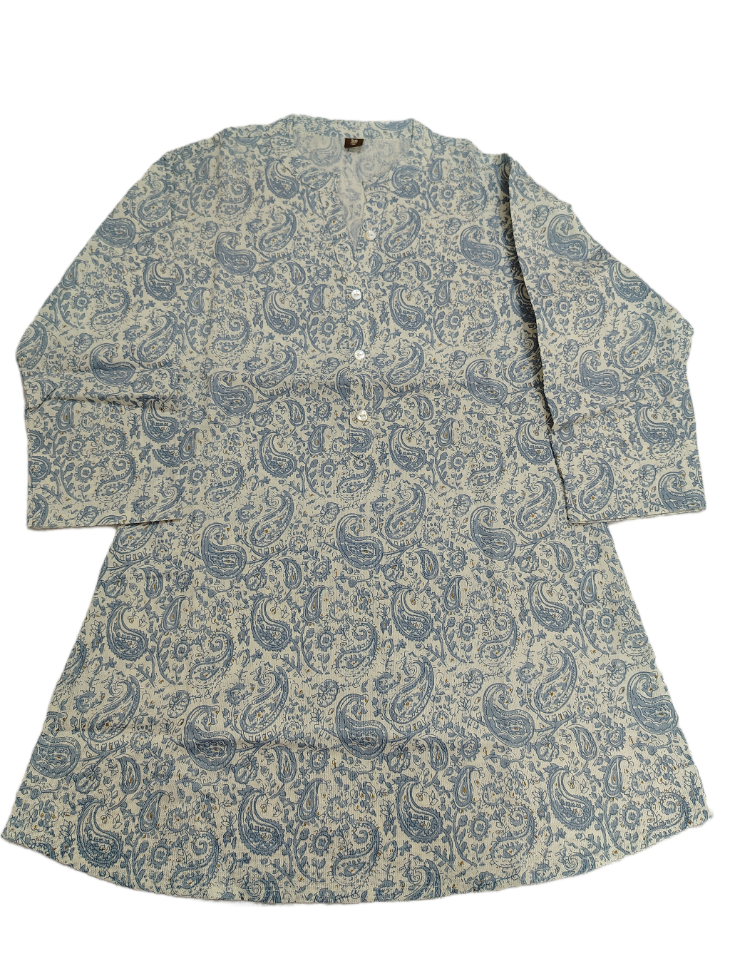 Beautiful Floral Print Cotton Short Kurti