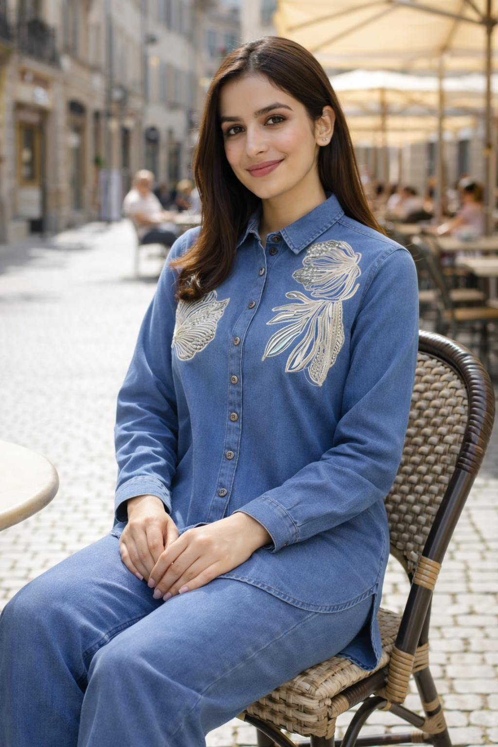 Designer Denim Co Ord Set