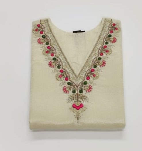 Luxurious Shimmer Zardozi work Kurta Set