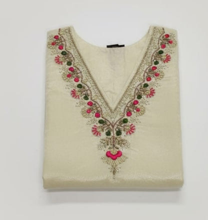 Luxurious Shimmer Zardozi work Kurta Set