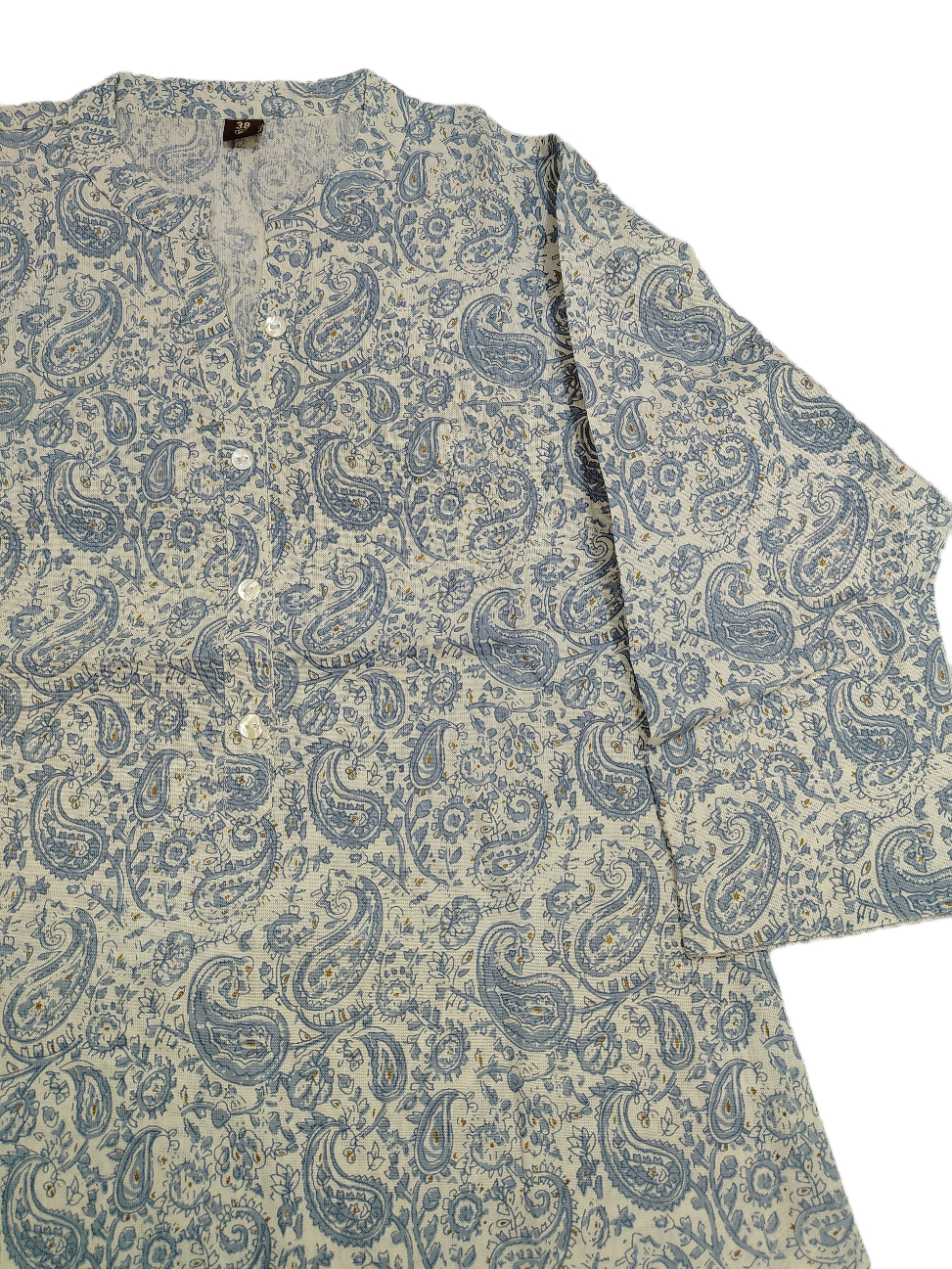 Beautiful Floral Print Cotton Short Kurti