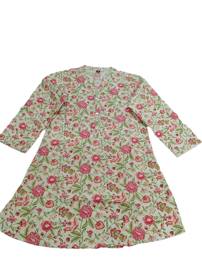 Beautiful floral print Short Kurti